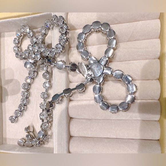 Large size shinning bowknot earrings - Picture 2 of 4